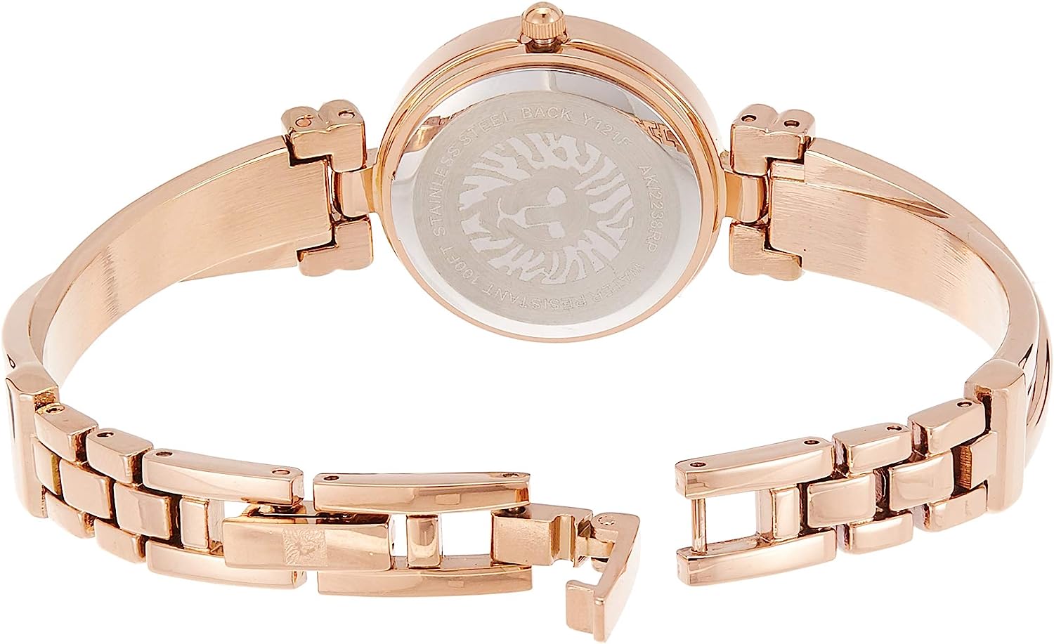Anne Klein Women's Premium Crystal Accented Bangle Watch and Bracelet Set， AK/2238 - Image 2